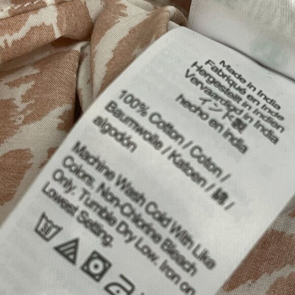 J. Crew Classic Fit Ruffle High Neck Button Up Shirt Popover Leopard Print Top - Picture 9 of 9